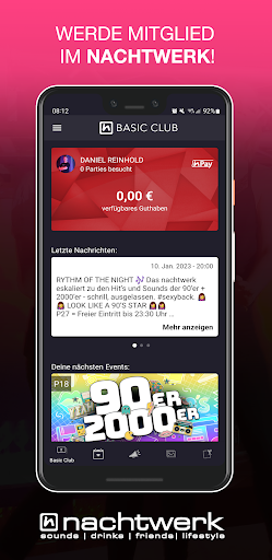 Android application Nachtwerk Zwickau screenshort
