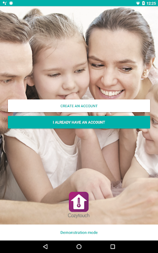 Android application Cozytouch screenshort