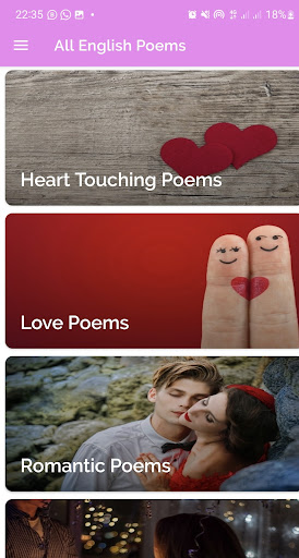 Android application Poems For All Occasions screenshort