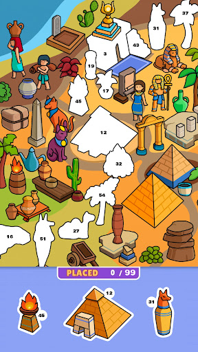 Android application Sticker Color Book: ASMR Game screenshort
