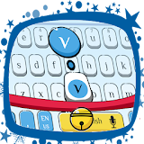 Cute Blue Cat Keyboard Theme icon