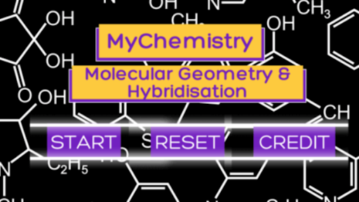 Android application MyChem-VSEPR & HYBRIDISATION screenshort