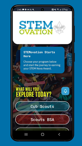 Android application STEMovation screenshort