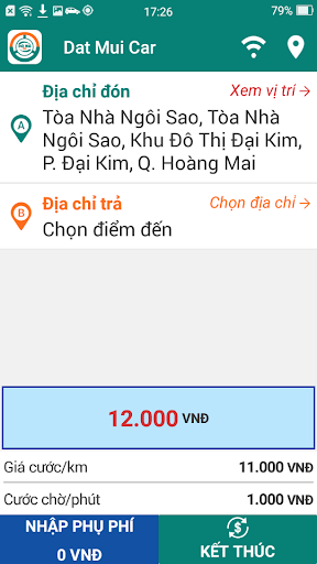 Tài xế Đất Mũi Car Screen 3