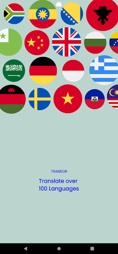 Android application Transor screenshort