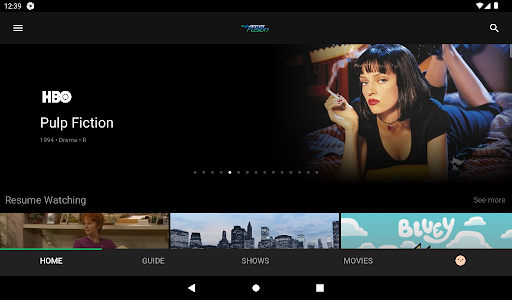 Screenshot of GEUS Fusion TV