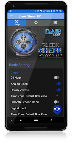 Sleek Sheen HD Watch Faceのおすすめ画像5