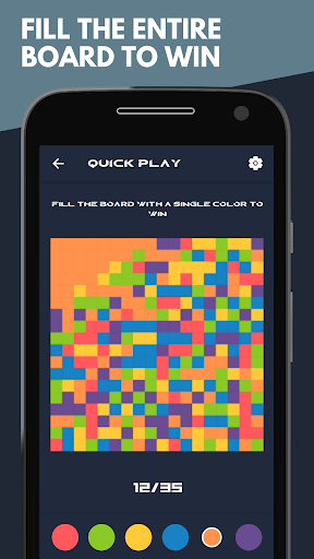 Android application Flood It screenshort