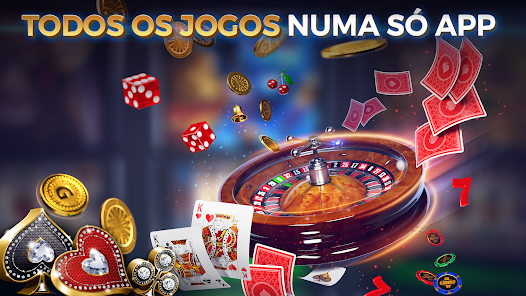 Jogo de casino online com roleta e pôquer