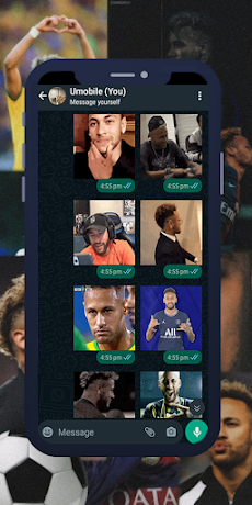 Neymar Stickers for WhatsAppのおすすめ画像2