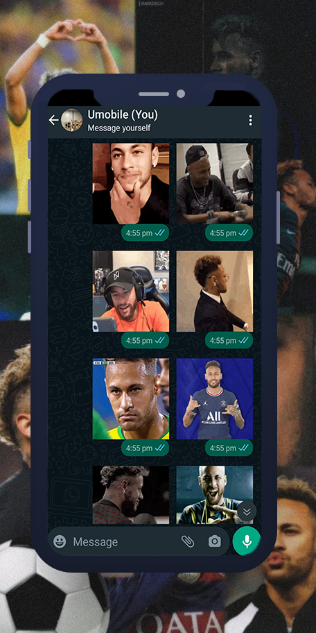 Neymar Stickers for WhatsAppのおすすめ画像2