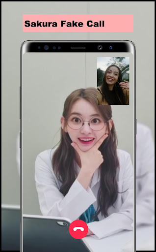 Sakura Fake Call Screen 2