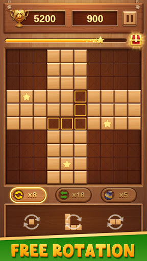 Wood Block Puzzle - Free Classic Brain Puzzle Game screenshots 10