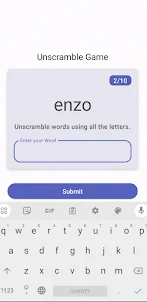 Unscramble Game