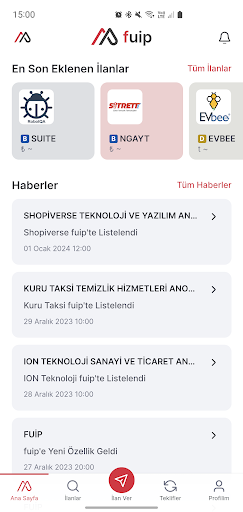 Android application fuip screenshort