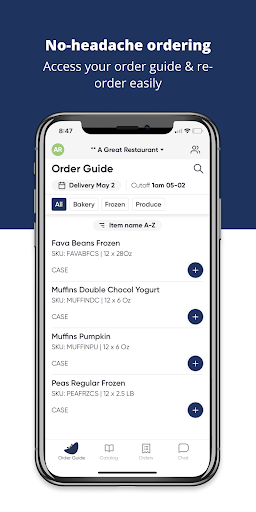 Brothers Food Service Screenshot