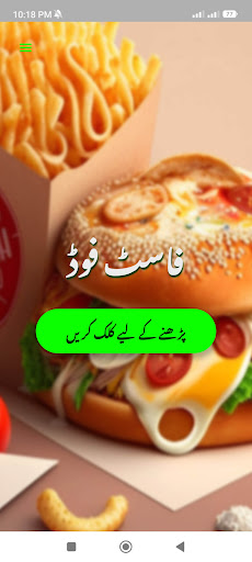 Fastfood Recipes Urdu: Offline Screen 3
