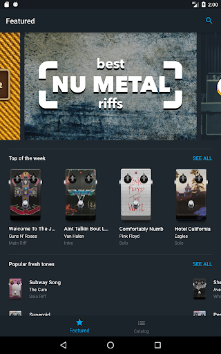 Screenshot of Tonebridge Guitar Effects