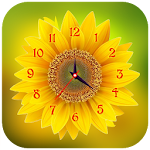 Sunflower Clock Live Wallpaper Apk
