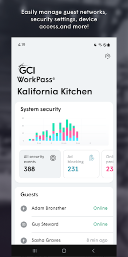 Android application AK-Fi Work from GCI screenshort