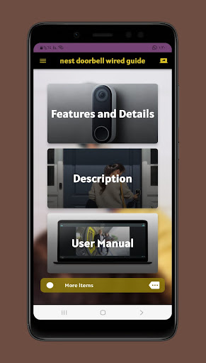 Android application nest doorbell wired guide screenshort