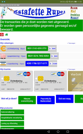 AppBankieren Screen 2