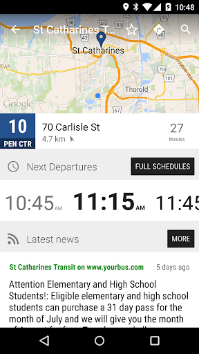 St Catharines Transit Bus - M… Screen 2