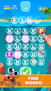 Bubble Words - Word Games Puzzle 1.4.1 screenshots 1