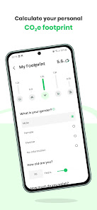Screenshot 2 2zero - The CO2 calculator android