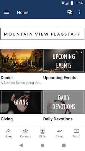 Android application Mountain View Flagstaff screenshort