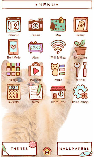 Cute wallpaper-Playful Cat- Screen 3