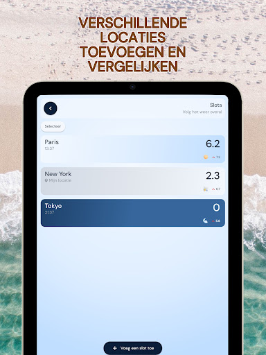 UV-index - Tan-widget