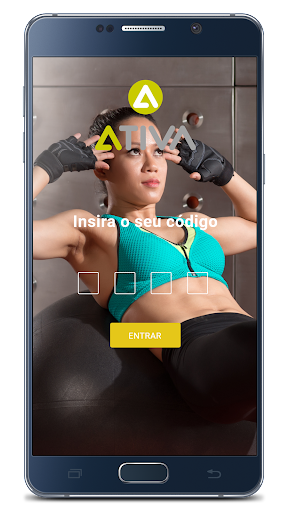 Android application ATIVA screenshort