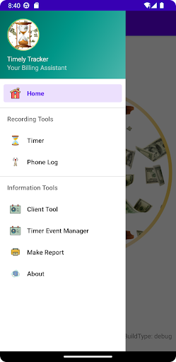 Timely Tracker Screen 2