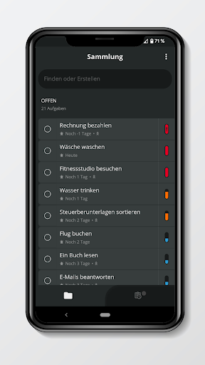 Android application Tenmo: Todos, Listen, Planer screenshort
