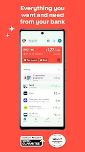 Monzo Bank - Mobile Banking Screenshot