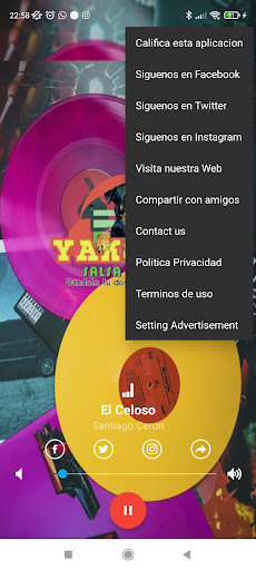 Yakoson Salsa Radio Screen 2