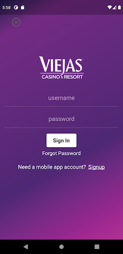 myViejas Rewards Screen 2