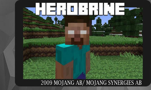 Android application Herobrine Mod to Minecraft PE. screenshort