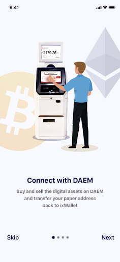 ixWallet 2.0 Screen 2