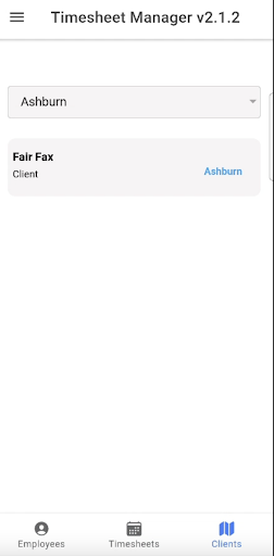 SHWH - Timesheets Screen 3