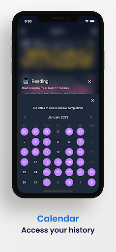 Screenshot of Habit Tracker - HabitKit