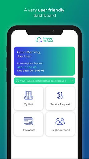 Android application HappyTenant screenshort