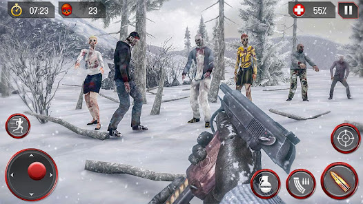 Dead Hunting Effect: Zombie 3D Mod + Apk(Unlimited Money/Cash) screenshots 1