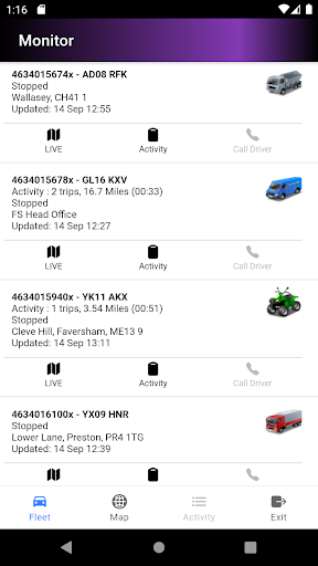 GT Fleet Pro Screen 3