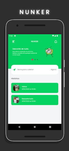 Android application NUNKER screenshort