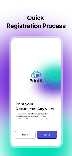 Android application Print it screenshort