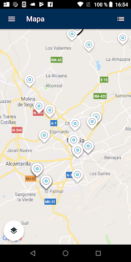Android application Centinela Pro screenshort