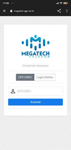 REDE MEGATECH TELECOM Screen 2