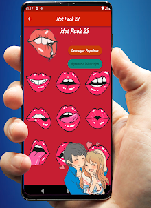 Kiss Lips Stickers Calientes
